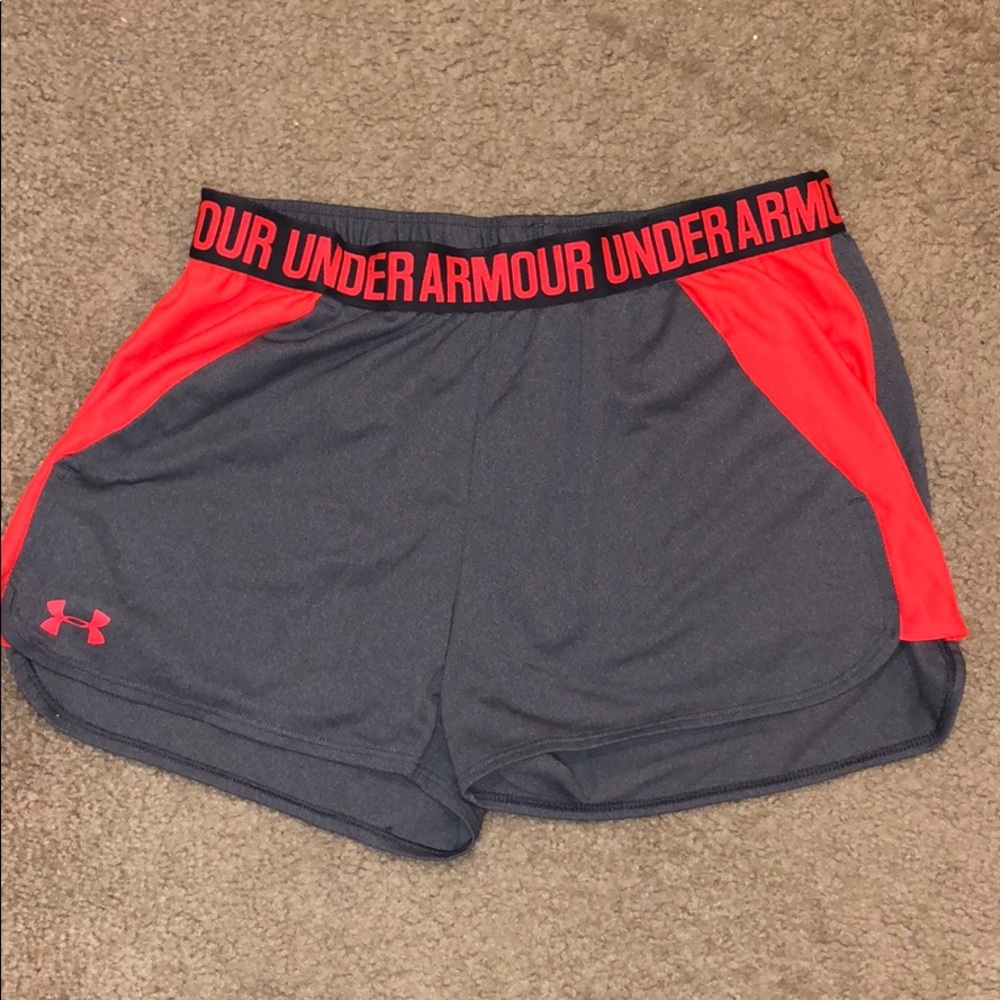 Like new Under Armour running shorts